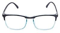 Soigné Unisex Medium Square Spectacle Frames. Blue&Black Soigné Unisex Medium Square Spectacle Frames. Blue&Black