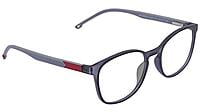 Soigné Unisex Large Square Spectacle Frames. Grey Color Soigné Unisex Large Square Spectacle Frames. Grey Color