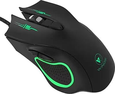Wings Crosshair 100 Wired Optical Gaming Mouse