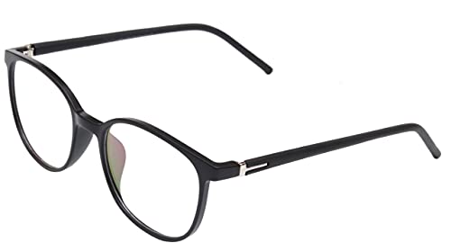 Soigné Unisex Medium Square Spectacle Frames. Matte Black