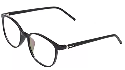 Soigné Unisex Medium Square Spectacle Frames. Matte Black