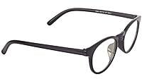 Soigné Unisex Oval Medium Spectacle Frame.Glossy Black Soigné Unisex Oval Medium Spectacle Frame.Glossy Black