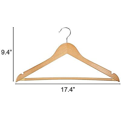 Wooden Cloth Hanger - Pack of 6