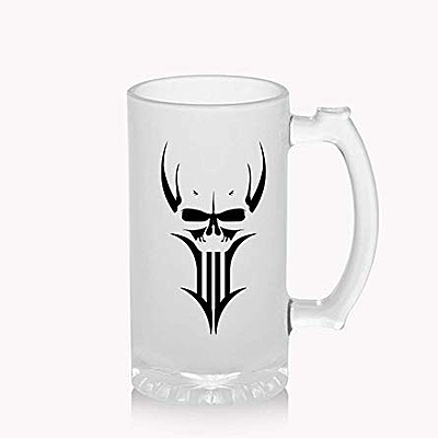 Sublimation Printed Froaster Beer Mug With Danger Designer Theme Froasted Beer Mug Sublimation Printed Froaster Beer Mug With Danger Designer Theme Froasted Beer Mug