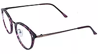 Soigné Unisex Large Round Spectacle. Matte Red & Black