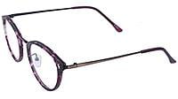 Soigné Unisex Large Round Spectacle. Matte Red & Black Soigné Unisex Large Round Spectacle. Matte Red & Black