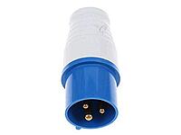 16A Industrial Plug Straight - 3 Pin