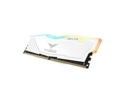 TeamGroup T-Force Delta RGB DDR4 Desktop Gaming Memory, Metal Heatsink, ARGB Motherboard Sync, XMP 2.0, for Intel/AMD CPU, High Performance Low Latency RAM Module TeamGroup T-Force Delta RGB DDR4 Desktop Gaming Memory, Metal Heatsink, ARGB Motherboard Sync, XMP 2.0, for Intel/AMD CPU, High Performance Low Latency RAM Module
