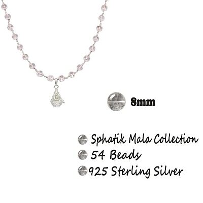 Sphatika Mala with Ayyappan Pendant Pure Quartz Crystal Mala for Devotion Sphatika Mala with Ayyappan Pendant Pure Quartz Crystal Mala for Devotion