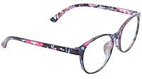 Soigné Female Oversize Round Spectacle Frame. Multicolor Soigné Female Oversize Round Spectacle Frame. Multicolor