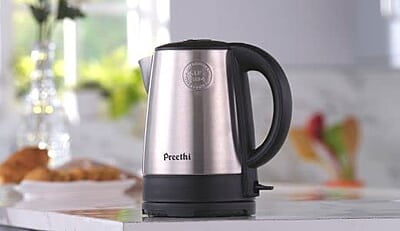 Preethi Armour Insta 1.8 Litre Electric Kettle with Stainless Steel Body, 1500 Watt Preethi Armour Insta 1.8 Litre Electric Kettle with Stainless Steel Body, 1500 Watt