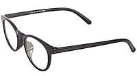Soigné Unisex Oval Medium Spectacle Frame.Glossy Black Soigné Unisex Oval Medium Spectacle Frame.Glossy Black