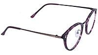 Soigné Unisex Large Round Spectacle. Matte Red & Black Soigné Unisex Large Round Spectacle. Matte Red & Black