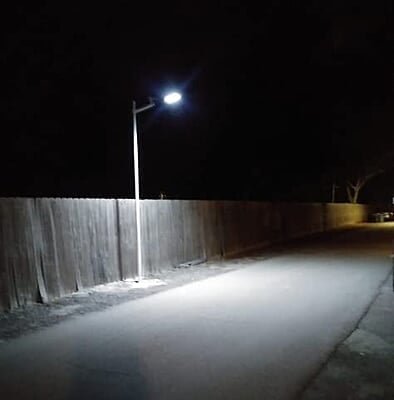 250W LED Solar Street Lights, Outdoor Dusk to Dawn Pole Light with Remote Control, Waterproof