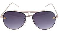 Unisex Large Aviator Sunglasses. Gradient & See Through Black Color Lens. Unisex Large Aviator Sunglasses. Gradient & See Through Black Color Lens.