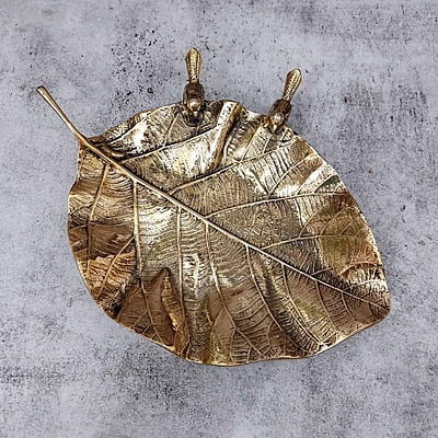 Brass Decor Plate - 2.7 inch Height | Ornamental Brass Decor Plate for Home Decor Brass Decor Plate - 2.7 inch Height | Ornamental Brass Decor Plate for Home Decor