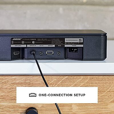 Bose TV Speaker- Small Soundbar for TV with Bluetooth