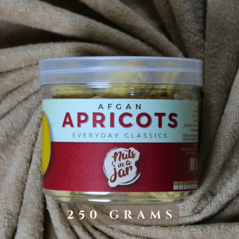 Nuts in a Jar Afghan Apricots Everyday Classics 250 Grams Nuts in a Jar Afghan Apricots Everyday Classics 250 Grams