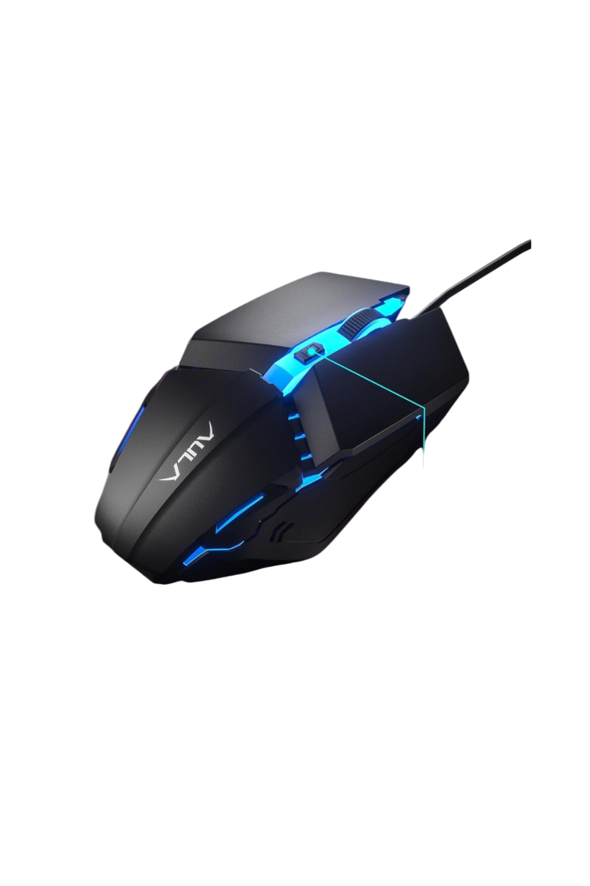 Open Box Aula F2023 Combo Wired USB Gaming Keyboard & mouse (Black)