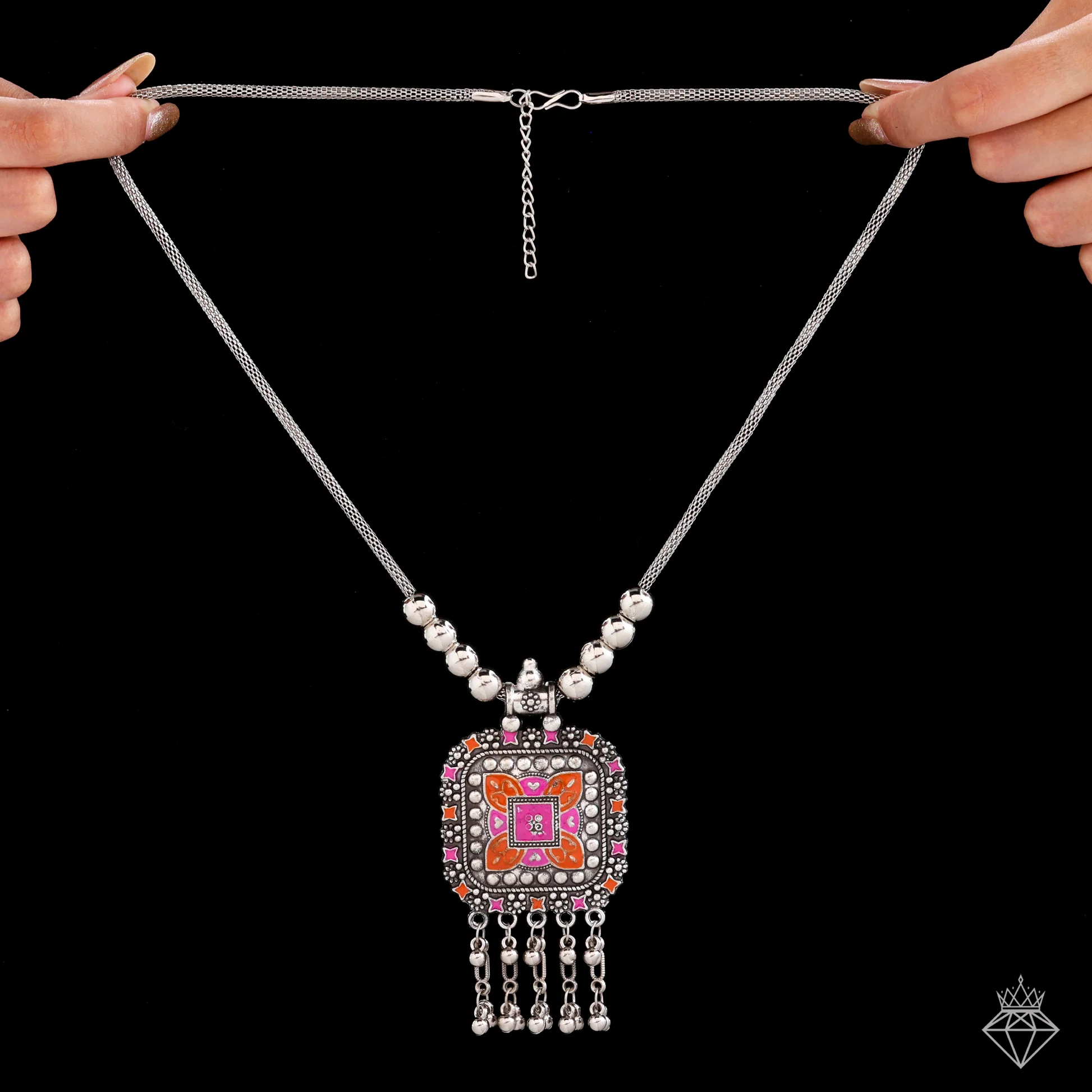 Ethnic Statement Necklace with Colorful Enamel Ethnic Statement Necklace with Colorful Enamel