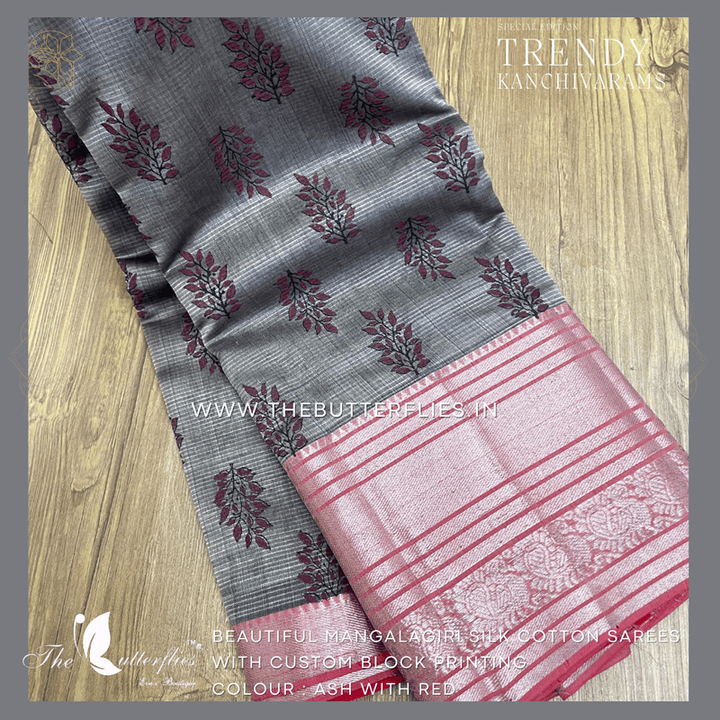 Mangalagiri Pure Silk Cotton Sarees  SJNSSIL19425