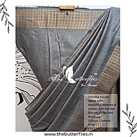 VISCOSE TUSSER SAREE YBRSTUS23382 VISCOSE TUSSER SAREE YBRSTUS23382