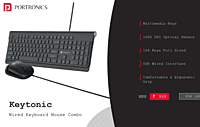 keyboard Portronics combo