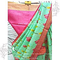 PURE LINEN SILK SAREE YBRSLIN23795