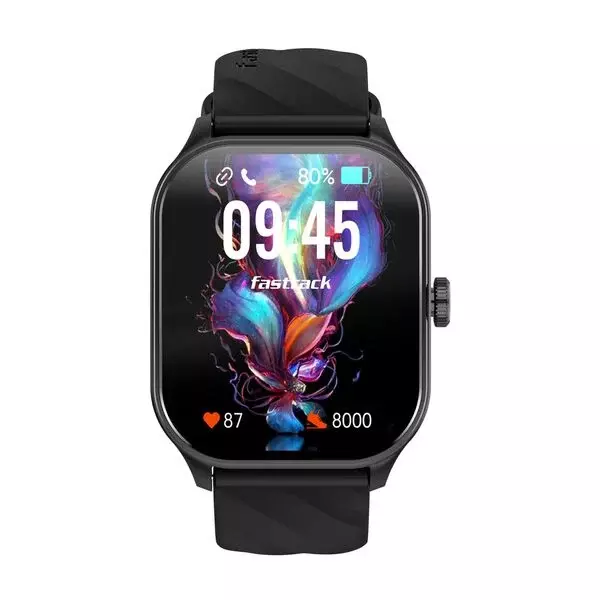 Fastrack Reflex Power|4.97 CM Super AMOLED Arched Display|SingleSync BT Calling|410 x 502 Pixel Resolution|IP68 W Fastrack Reflex Power|4.97 CM Super AMOLED Arched Display|SingleSync BT Calling|410 x 502 Pixel Resolution|IP68 W