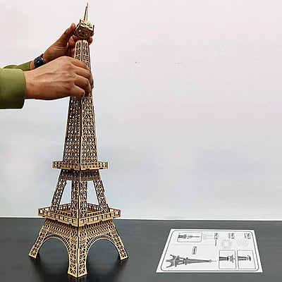 3D Wooden Eiffel Tower 3D Wooden Eiffel Tower