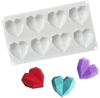 3D Geometric Heart Mould