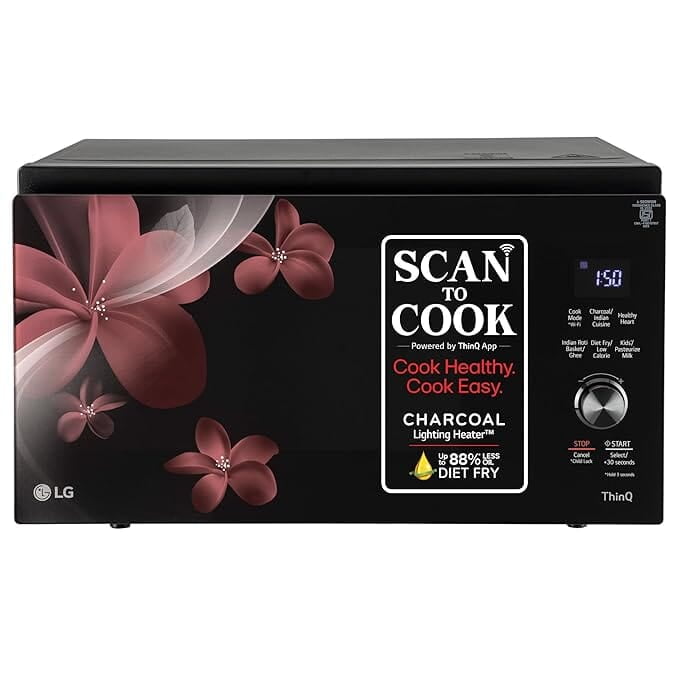 LG 32 L Scan to Cook Wi-Fi Enabled Charcoal Convection Healthy Microwave Oven (MJEN326PKW LG 32 L Scan to Cook Wi-Fi Enabled Charcoal Convection Healthy Microwave Oven (MJEN326PKW