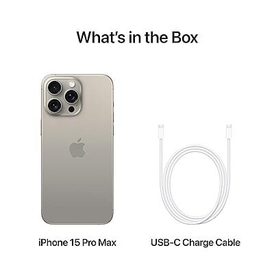 Apple iPhone 15 Pro Max (256 GB) - Natural Titanium Apple iPhone 15 Pro Max (256 GB) - Natural Titanium