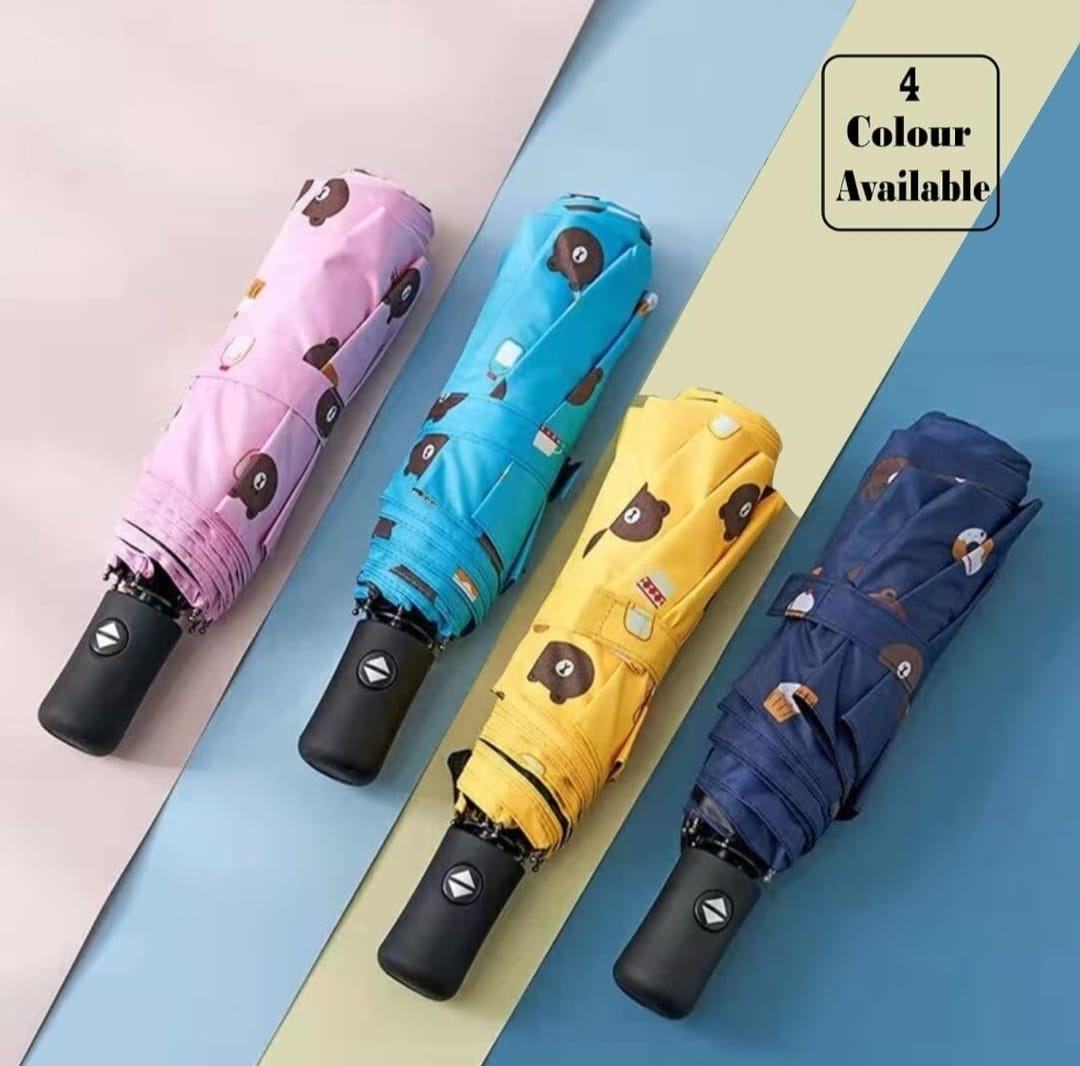 3Fold Automatic Teddy Print Umbrella | (Pack of 12pcs) | INR 250/piece 3Fold Automatic Teddy Print Umbrella | (Pack of 12pcs) | INR 250/piece