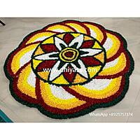 Rangoli Mat - 3RM011 - 3 feet Rangoli Mat - 3RM011 - 3 feet