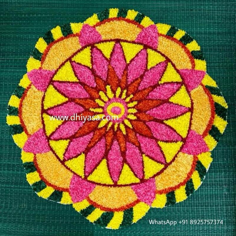 Rangoli Mat - 3RM013 - 3 feet Rangoli Mat - 3RM013 - 3 feet