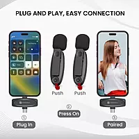 Portronics Vlogmate Dual Mic Omnidirectional Wireless Microphone Portronics Vlogmate Dual Mic Omnidirectional Wireless Microphone