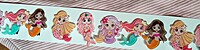 GLITZ N GLAM Hair Clips Kids Glitter Party Crocodile Clips Best For Return Gift Unicorn, Rainbow, Mermaid with Glitter Sequin Confetti For Girls, Babies
