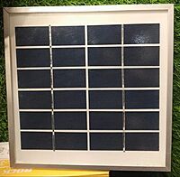 3 w solar panel  With Waterprof