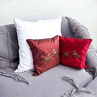 Zardozi Sparrow Cushion Cover (Set of 2) Zardozi Sparrow Cushion Cover (Set of 2)