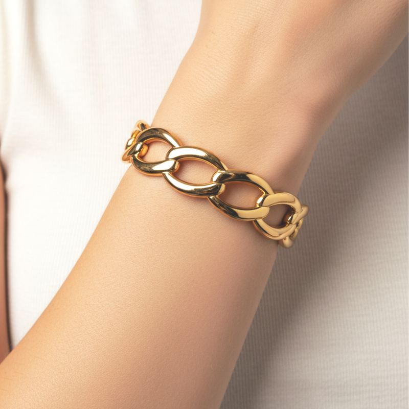 Designer Gold Bangles for Women – Stainless Steel, Gold Finish | Lightweight, Anti-Tarnish, Skin-Friendly