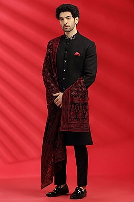 Rich Black Indo with Shawl 34995 Rich Black Indo with Shawl 34995