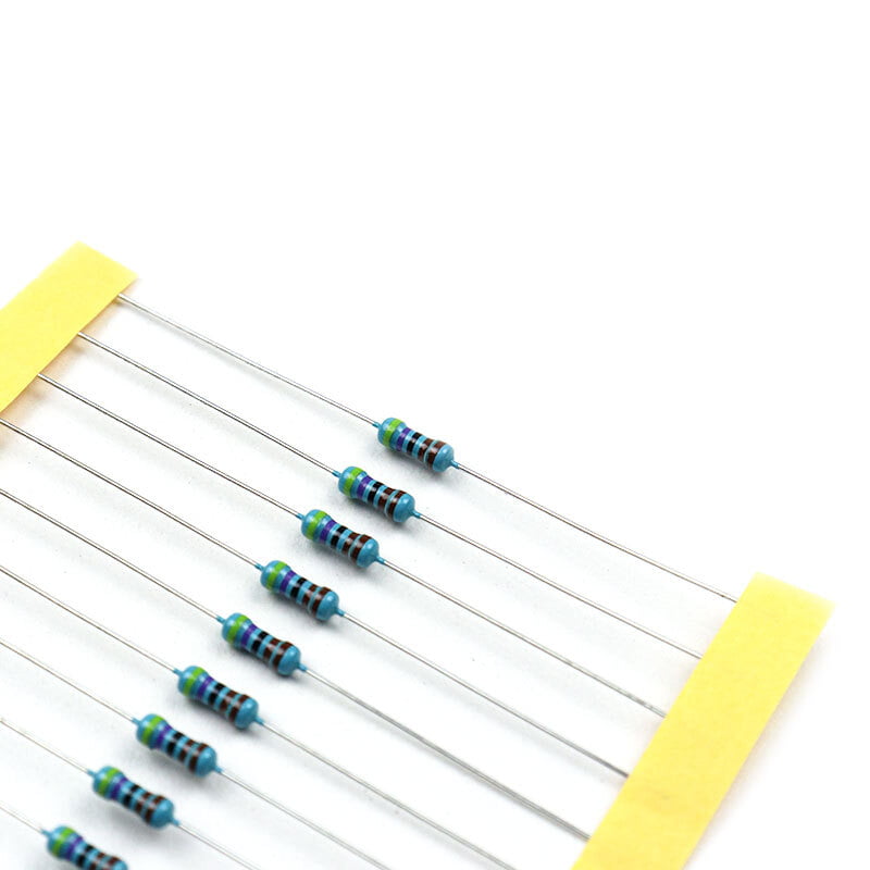 4.7k Ohm 0.25W Metal Film Resistor (Pack of 100)