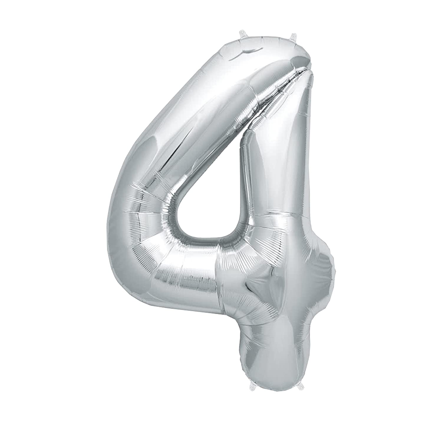 The Magic Balloons Store-16" FOIL Balloons - Silver Numbers