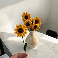 Crochet Small Sunflower (Bunch of 6) Crochet Small Sunflower (Bunch of 6)