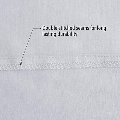 Pillow Cover Non-Framed 100% Cotton 300 TC Percale - Plain - White Pillow Cover Non-Framed 100% Cotton 300 TC Percale - Plain - White