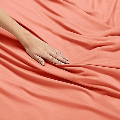 Duvet / Comforter Cover Microfiber 300 TC Plain Ultra soft - Peach