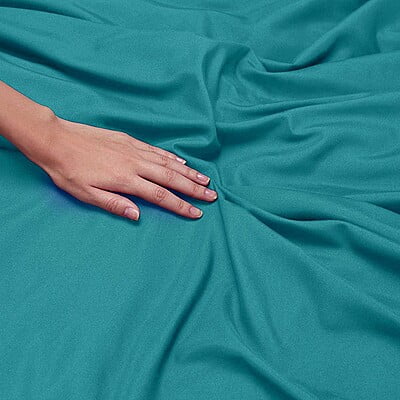 Duvet / Comforter Cover Microfiber 300 TC Plain Ultra soft - Teal