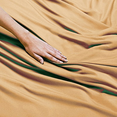 Duvet / Comforter Cover Microfiber 300 TC Plain Ultra soft - Gold