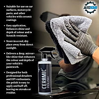 Autobomb DIY Ceramic Polish For Car-500 ML-Easy To Apply Hydrophobic Spray With Extreme Gloss, Slickness & UV Protection (PACK OF 1)